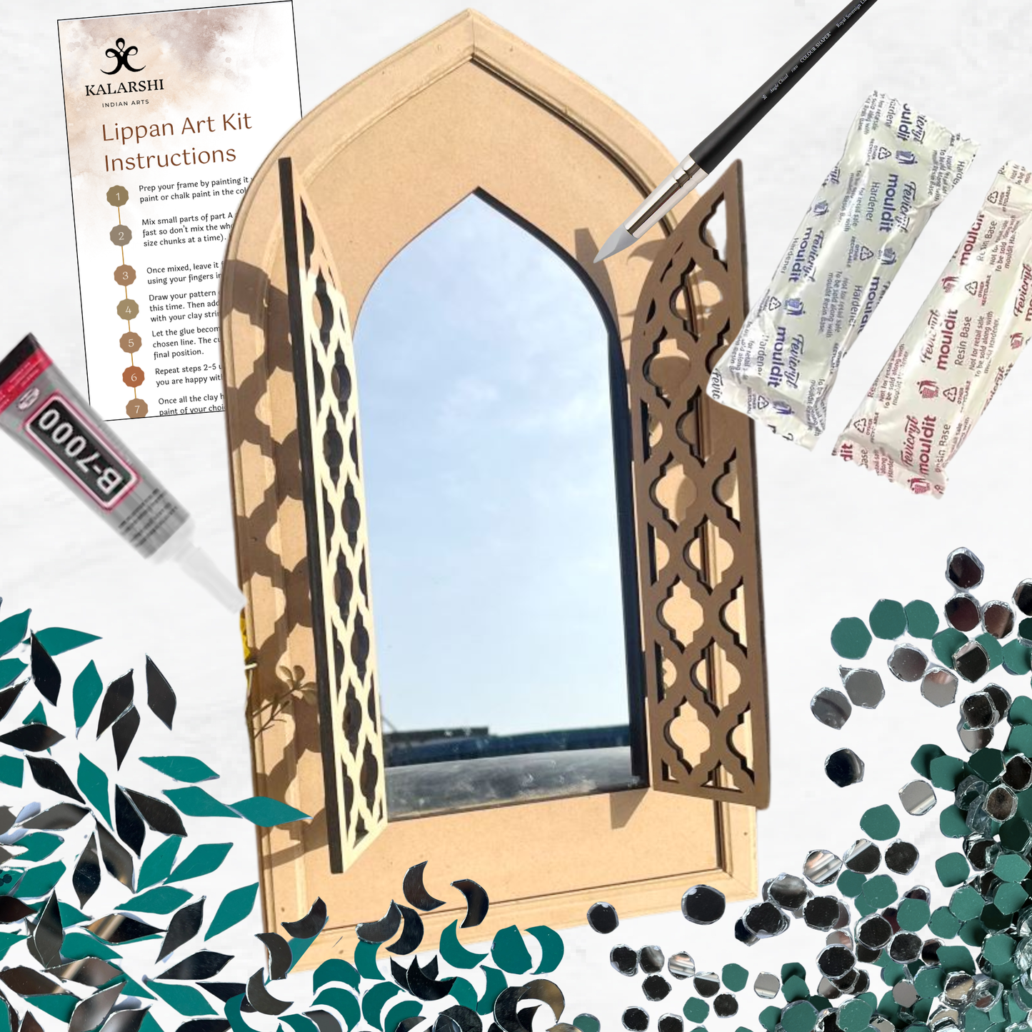 Arch Mirror Jharokha Kit