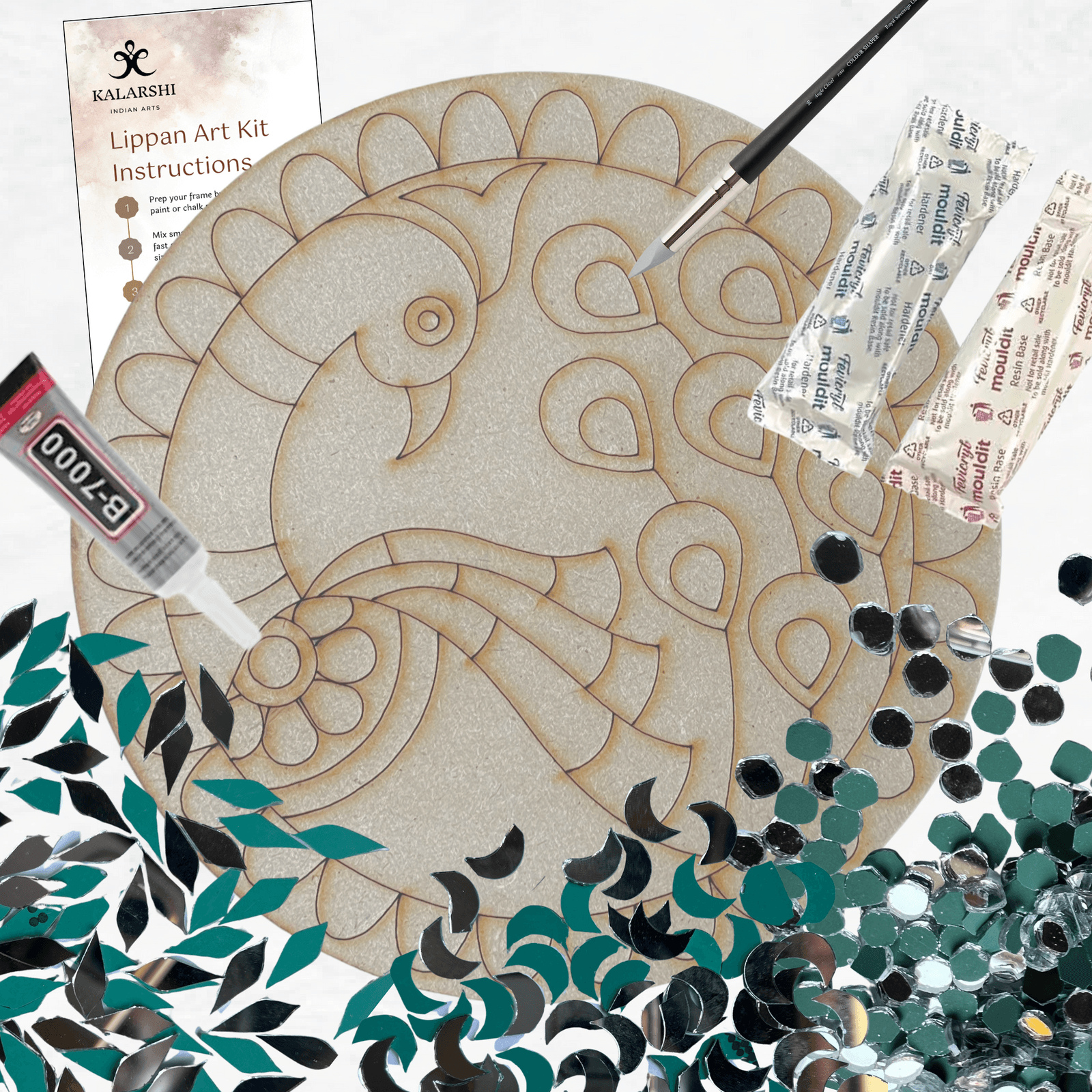 Peacock 2 Lippan Kit – photo 1